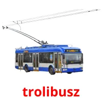 trolibusz Bildkarteikarten