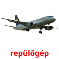 repülőgép Bildkarteikarten