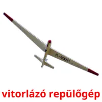 vitorlázó repülőgép Bildkarteikarten