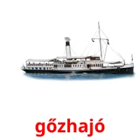 gőzhajó picture flashcards