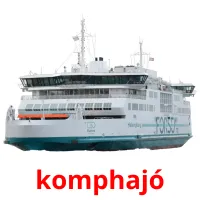 komphajó picture flashcards