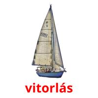 vitorlás picture flashcards