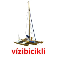 vízibicikli Bildkarteikarten