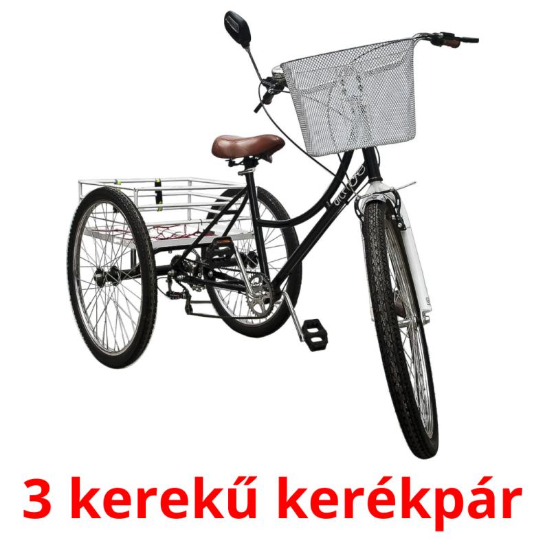 3 kerekű kerékpár picture flashcards