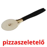 pizzaszeletelő Tarjetas didacticas