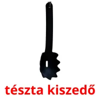 tészta kiszedő Tarjetas didacticas