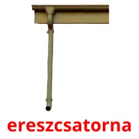 ereszcsatorna Bildkarteikarten