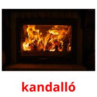 kandalló picture flashcards
