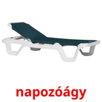 napozóágy Bildkarteikarten