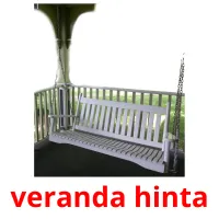 veranda hinta Bildkarteikarten