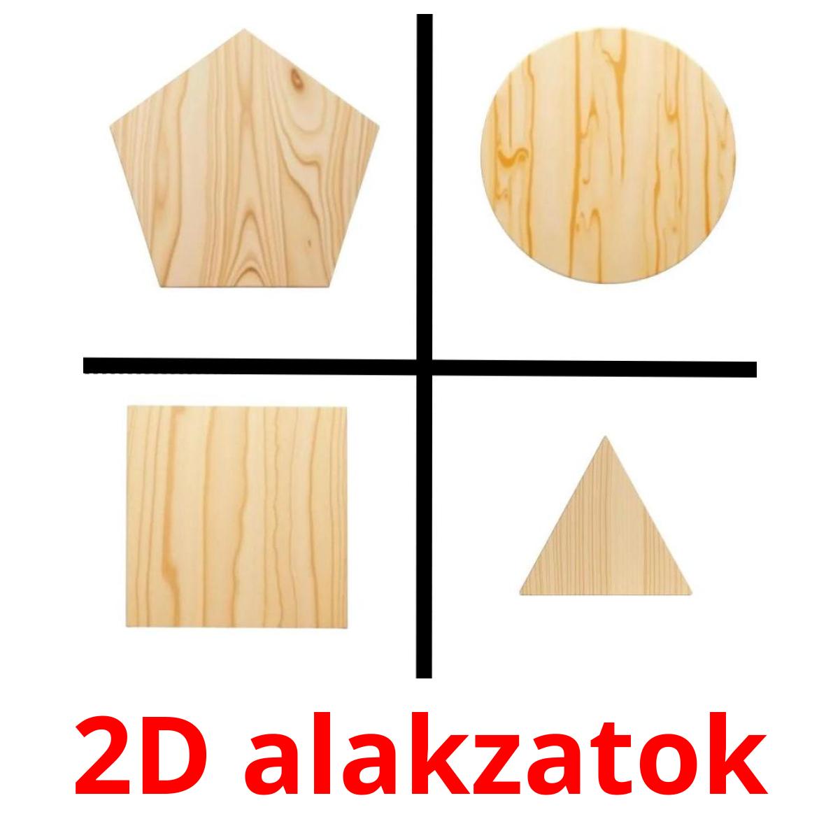 2D alakzatok Bildkarteikarten