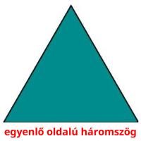 egyenlő oldalú háromszög flashcards illustrate