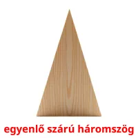 egyenlő szárú háromszög Bildkarteikarten