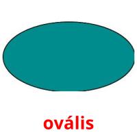 ovális picture flashcards