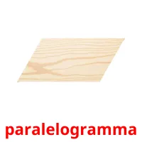 paralelogramma Bildkarteikarten