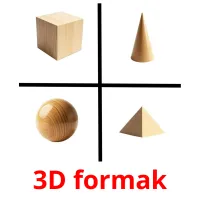 3D formak Bildkarteikarten