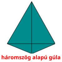 háromszög alapú gúla card for translate