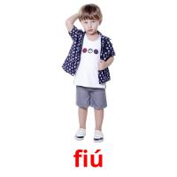 fiú picture flashcards