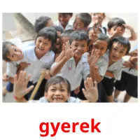 gyerek Bildkarteikarten