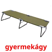 gyermekágy Bildkarteikarten