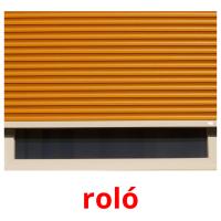 roló picture flashcards