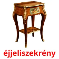 éjjeliszekrény Bildkarteikarten