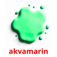 akvamarin picture flashcards