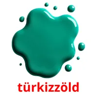 türkizzöld picture flashcards