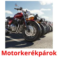 Motorkerékpárok Bildkarteikarten