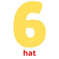 hat picture flashcards