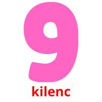 kilenc flashcards illustrate