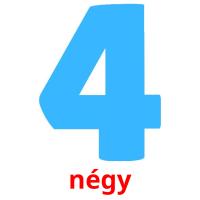 négy picture flashcards