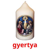 gyertya picture flashcards