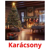 Karácsony Bildkarteikarten