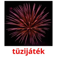 tüzijáték Bildkarteikarten