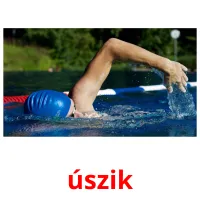 úszik picture flashcards