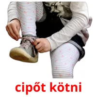 cipőt kötni Tarjetas didacticas