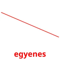 egyenes picture flashcards