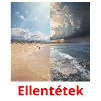 Ellentétek picture flashcards