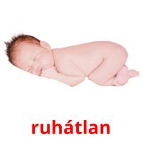 ruhátlan picture flashcards