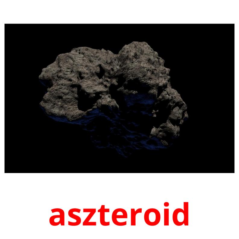 aszteroid picture flashcards