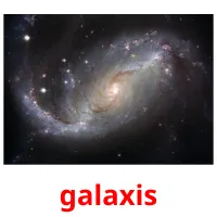 galaxis Bildkarteikarten