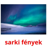 sarki fények Bildkarteikarten