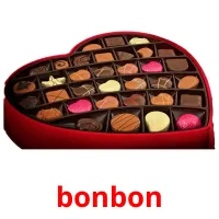 bonbon picture flashcards