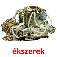 ékszerek picture flashcards