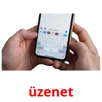 üzenet picture flashcards