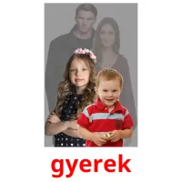 gyerek Bildkarteikarten