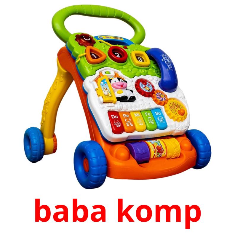 baba komp picture flashcards