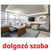 dolgozó szoba Bildkarteikarten