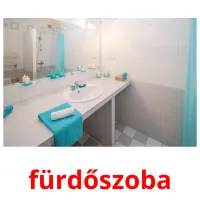 fürdőszoba Bildkarteikarten